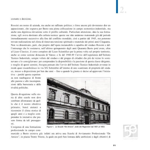 ITC “Tosi” Una scommessa che dura da 50 anni - Noi del Tosi