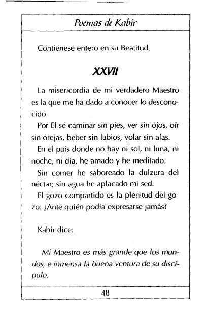 Poemas De Kabir