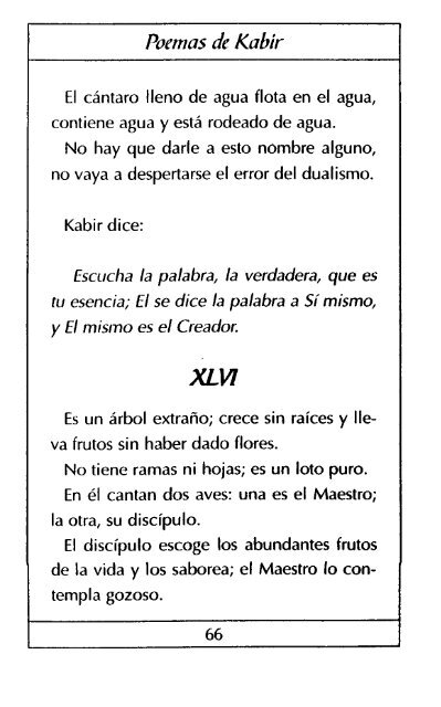 Poemas De Kabir