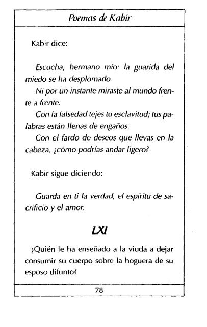 Poemas De Kabir