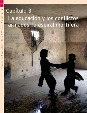 Capítulo 3 La educación y los conflictos armados: la espiral mortífera