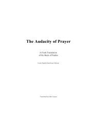 The Audacity of Prayer - John Cunyus