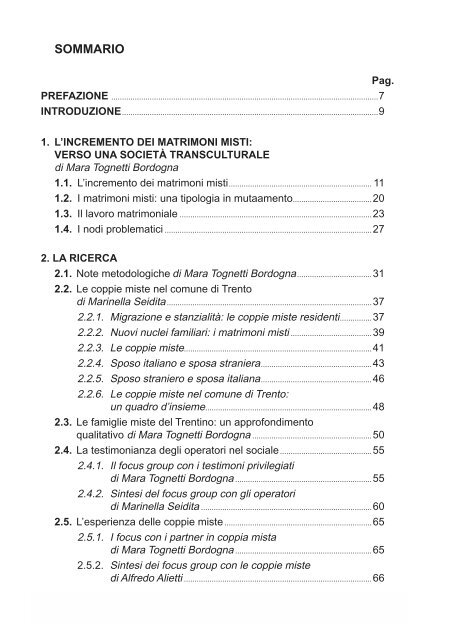 Le famiglie miste - Integrazione Migranti