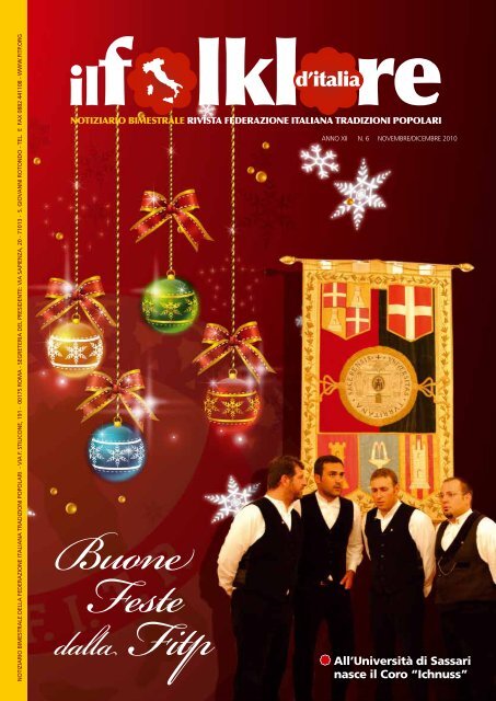 Novembre-Dicembre 2010 - Federazione Italiana Tradizioni Popolari