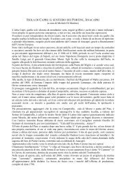 Sentiero dei Fortini, Anacapri - CAI Sezione di Napoli