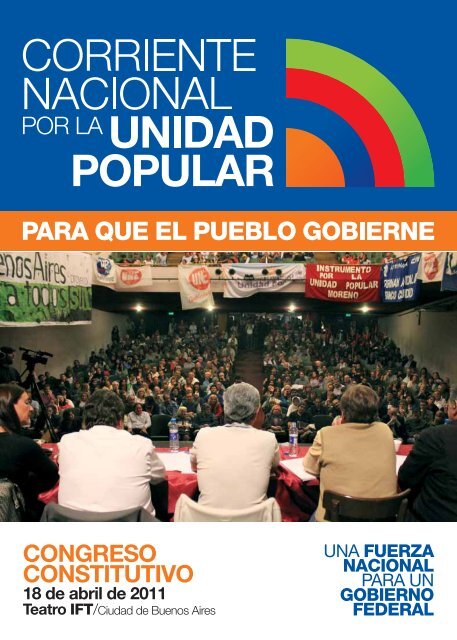 Congreso Constitutivo - Corriente Nacional por la Unidad Popular