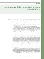 Femina, a revista do tocoginecologista brasileiro: nótulas ... - Febrasgo