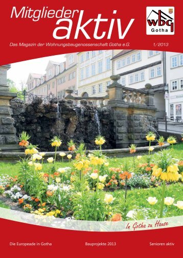 Das Frühlingsmagazin ist da! - Wohnungsbaugenossenschaft Gotha ...