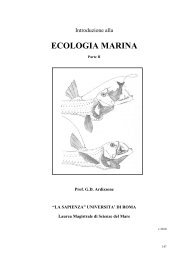 Dispense del Corso - Parte II - Biologiamarinaroma.Org