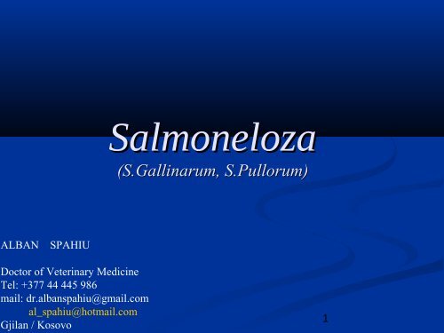 Salmoneloza - Bujqesia-gjilan.net