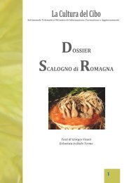 leggi e scarica il dossier sullo scalogno di romagna - La Cultura del ...