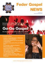 Feder Gospel NEWS - Feder Gospel Choirs