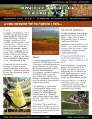 Newsletter 1 - Australian Embassy
