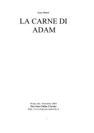 LA CARNE DI ADAM