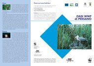 OASI WWF di PERSANO - WWF Ricerche e Progetti