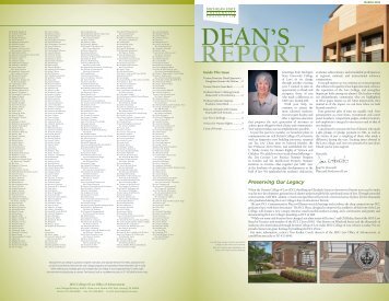 Dean's Report. - the Michigan State University College of Law.