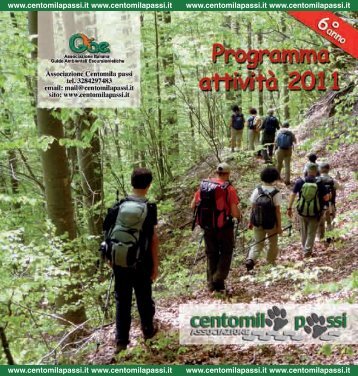 Viaggi a piedi e trekking di più giorni - Associazione centomila passi