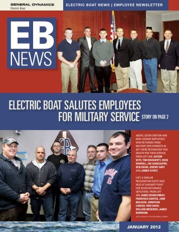 electric boat salutes employees for military service story on page 2