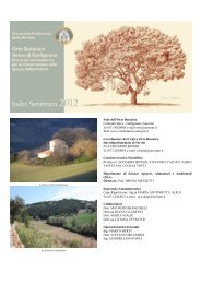 Scarica l'Index Seminum (file .pdf) - Orto Botanico - Università ...