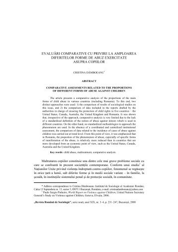 Art 3-Damboeanu.pdf - Revista Romana de Sociologie