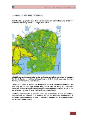 Sulina - descriere geografica - Primaria Sulina