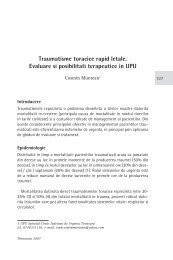 Traumatisme toracice rapid letale - Cursul National de Ghiduri si ...