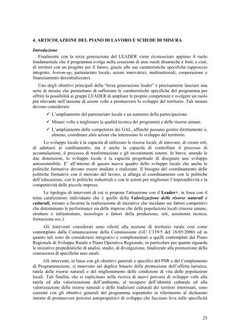 PSL GAL Fortore - Tammaro - Titerno - Regione Campania