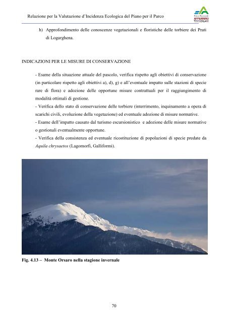 4.Siti della Rete Natura 2000 - Parco Nazionale dell'Appennino ...