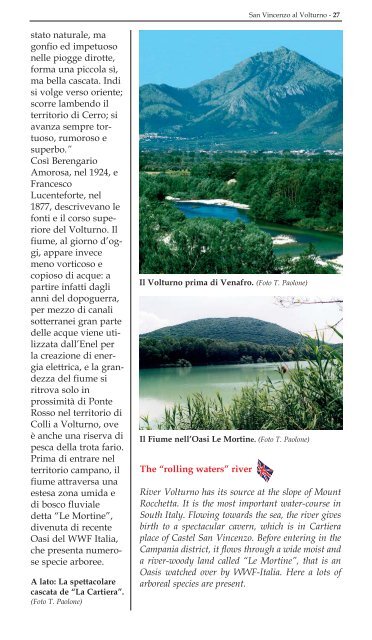 Il Lago di Castel San Vincenzo e l'antica Terra ... - Regione Molise