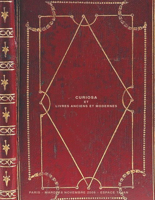 Livres Anciens et Modernes - Curiosa - Tajan