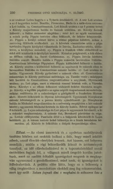 Freisingi Ottó krónikája. Ottonis episcopi Frisingensis ... - MEK