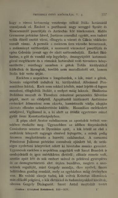 Freisingi Ottó krónikája. Ottonis episcopi Frisingensis ... - MEK