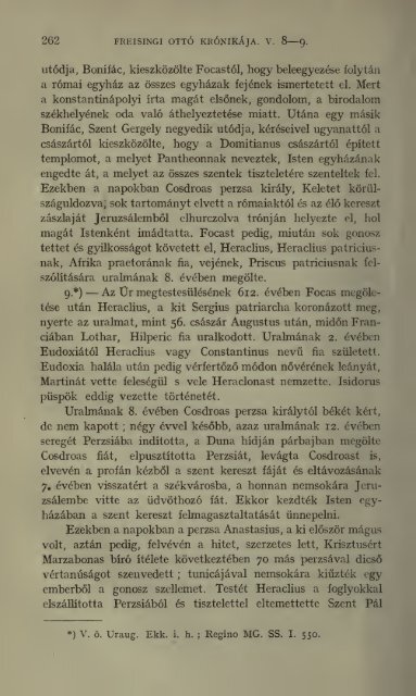 Freisingi Ottó krónikája. Ottonis episcopi Frisingensis ... - MEK