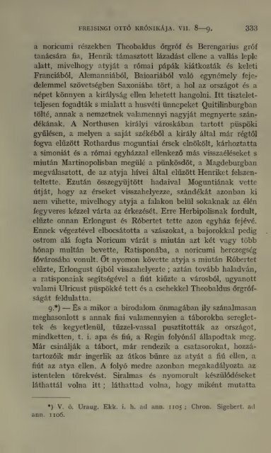 Freisingi Ottó krónikája. Ottonis episcopi Frisingensis ... - MEK
