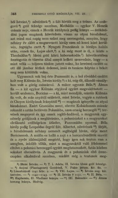 Freisingi Ottó krónikája. Ottonis episcopi Frisingensis ... - MEK