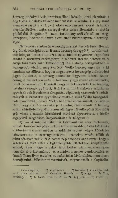 Freisingi Ottó krónikája. Ottonis episcopi Frisingensis ... - MEK