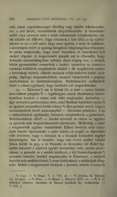 Freisingi Ottó krónikája. Ottonis episcopi Frisingensis ... - MEK