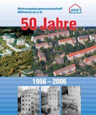 Geschichte - Wohnungsbaugenossenschaft Wilhelmsruh eG