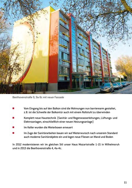 Imagebroschüre - Wohnungsbaugenossenschaft Wilhelmsruh eG