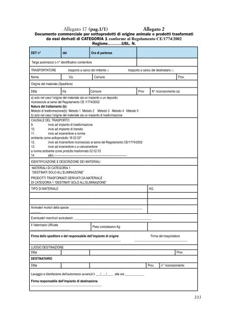 DOTT. ROVAI lineeguidascrapie.pdf - Medicina Veterinaria