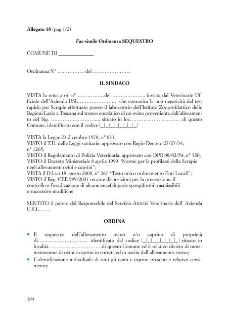 DOTT. ROVAI lineeguidascrapie.pdf - Medicina Veterinaria