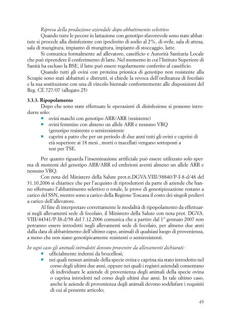 DOTT. ROVAI lineeguidascrapie.pdf - Medicina Veterinaria