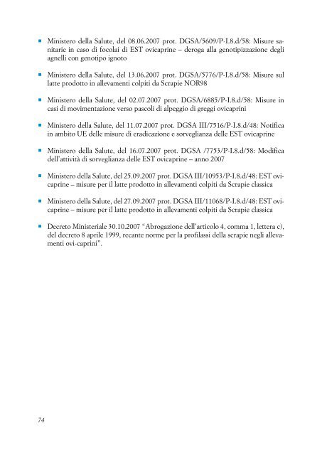 DOTT. ROVAI lineeguidascrapie.pdf - Medicina Veterinaria