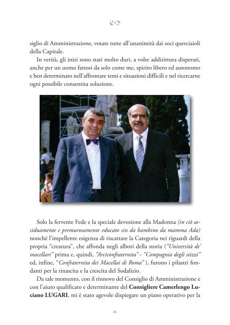 Giuseppe Adamo - Confraternita dei Macellai di Roma Web Site