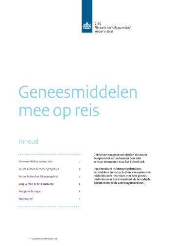 Brochure Geneesmiddelen mee op reis.PDF - Farmatec