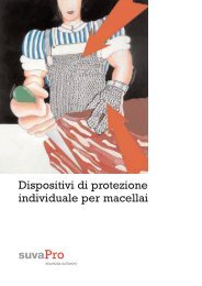 Dispositivi di protezione individuale per macellai - Suva