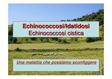 Echinococcosi/Idatidosi Echinococcosi cistica - ARA Sardegna