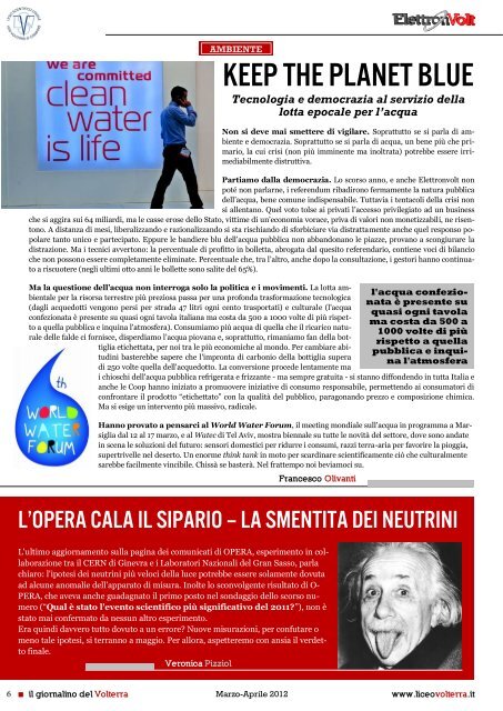 marzo-aprile 2012 - Liceo Scientifico Statale Vito Volterra