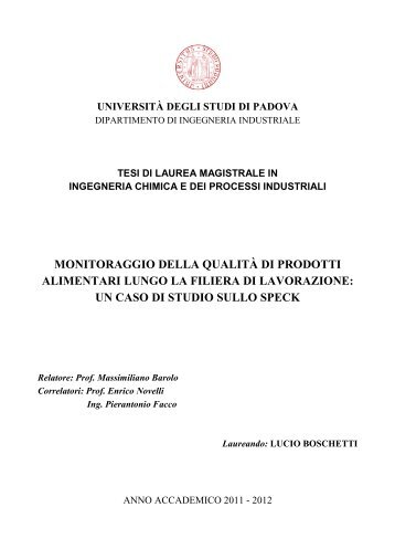 Documento PDF - Università degli Studi di Padova