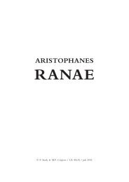 aristophanes ranae